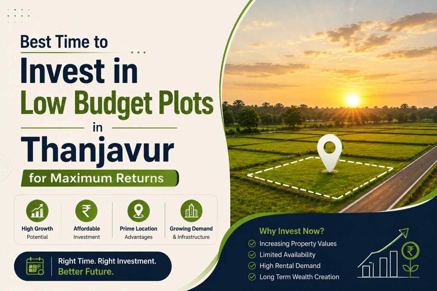 Best Time to Invest in Low Budget Plots in Thanjavur for Maximum Returns
